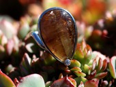 344 - RING | Crystal Life, ES, Gold, Cocoxionit, Brillant, Gem Art