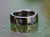 378 - RING | This Way, Edelstahl, Gold, Brillanten, Active Art