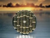 64 |  Brooch, Op Sun, Yellow-, White Gold, Diamonds, Reflection, Op Art, 2000 