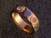 Ring, The Shadow Jump, gold, diamond, Active Art, 2008 