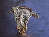 40 |  Brooch, Gold, Copper, Ferrochrome, Taurus 1979