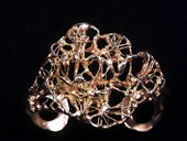 57 |  Bracelet, Goldcocoon, Gold, Drawn Wire Work, 1972