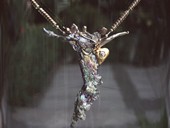 38 |  Necklace, Gold, Silver, Copper, Ferrochrome, Diamond, Taurus 1980